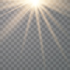 Light decoration effect ray. 