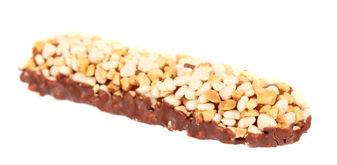 Healthy granola, energy, sport, breakfast and protein bar.