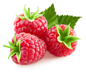 Raspberry berry Clipping Path