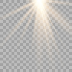 Light decoration effect ray. 