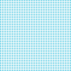 White background  with turquoise dots 