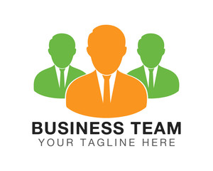 Business team logo. Editable vector EPS.
