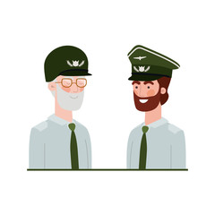 men soldiers of war avatar character