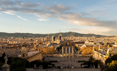 Barcelona from the National palace.