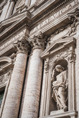 Ancient Roman church architecture in Rome