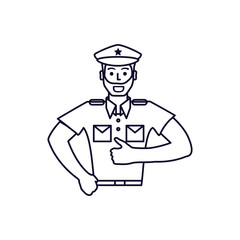 police officer avatar character