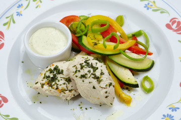 chicken with vegetables