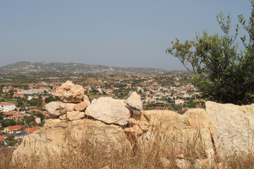 Hill top with panoramic view