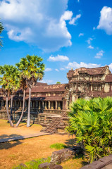 Ancient temple complex Angkor Wat, Siem Reap, Cambodia.