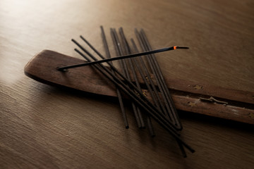 bunch of incense sticks