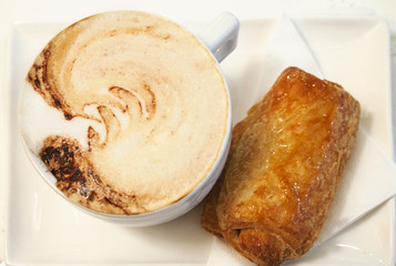 cup of cappuccino