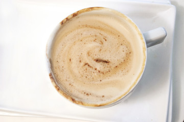 cup of cappuccino