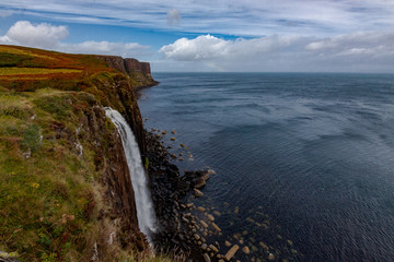 kilt rock in schottland - isle of skye