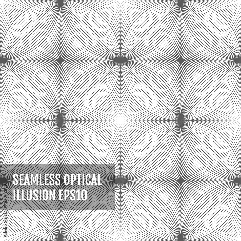 Poster circles seamless pattern. ordered shapes create a hypnotic effect.