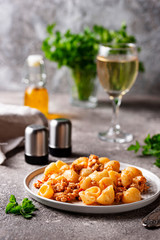 Pasta Bolognese with meat sauce