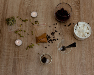  morning tea set on the table