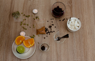  morning tea set on the table