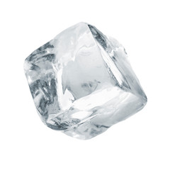 Obraz premium Natural looking Ice Cubes Isolated with Clipping Path. Perfect texture and tone of ice cubes to be used over any drink or food image