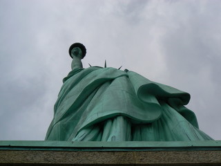 Liberty from beneath
