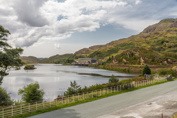 Ffestiniog Power Station and Tan-y-Grisiau reservoir