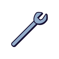 wrench tool isolated icon