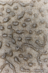 Volcanic rock formation taking shape from years of evolution.