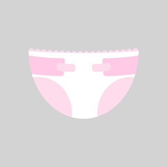 Baby diaper icon
