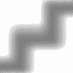 Halftone zig zag