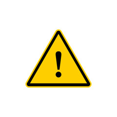 Warning or danger sign icon