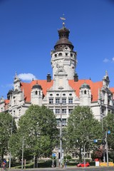 Fototapeta na wymiar Leipzig City Hall