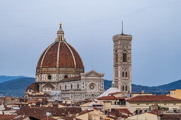 Fototapeta na wymiar The Duomo in Florence, Italy