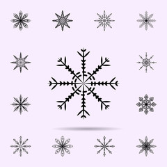 Snowflake icon. Universal set of Snowflake for website design and development, app development