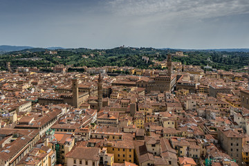 Fototapeta na wymiar View of Florence, italy