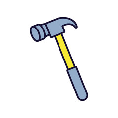 hammer tool isolated icon