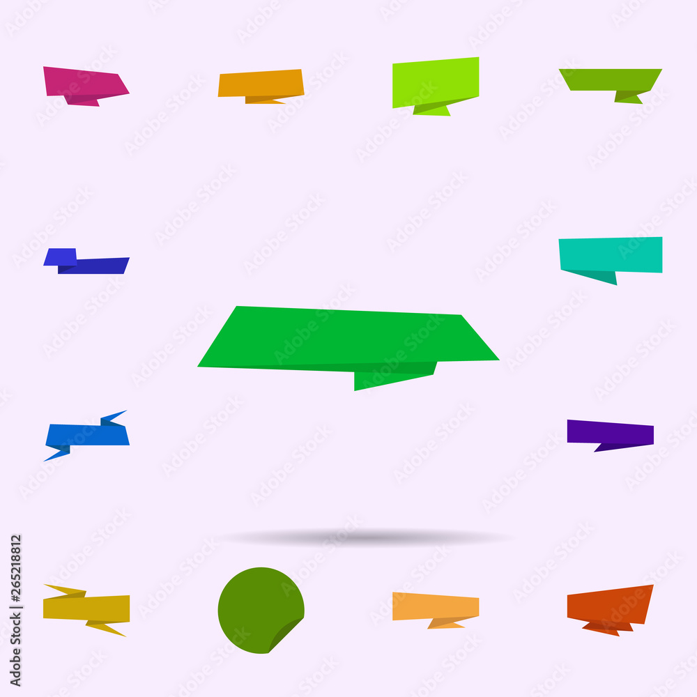 Poster tag, banner, for text, post icon. universal set of tag for website design and development, app devel