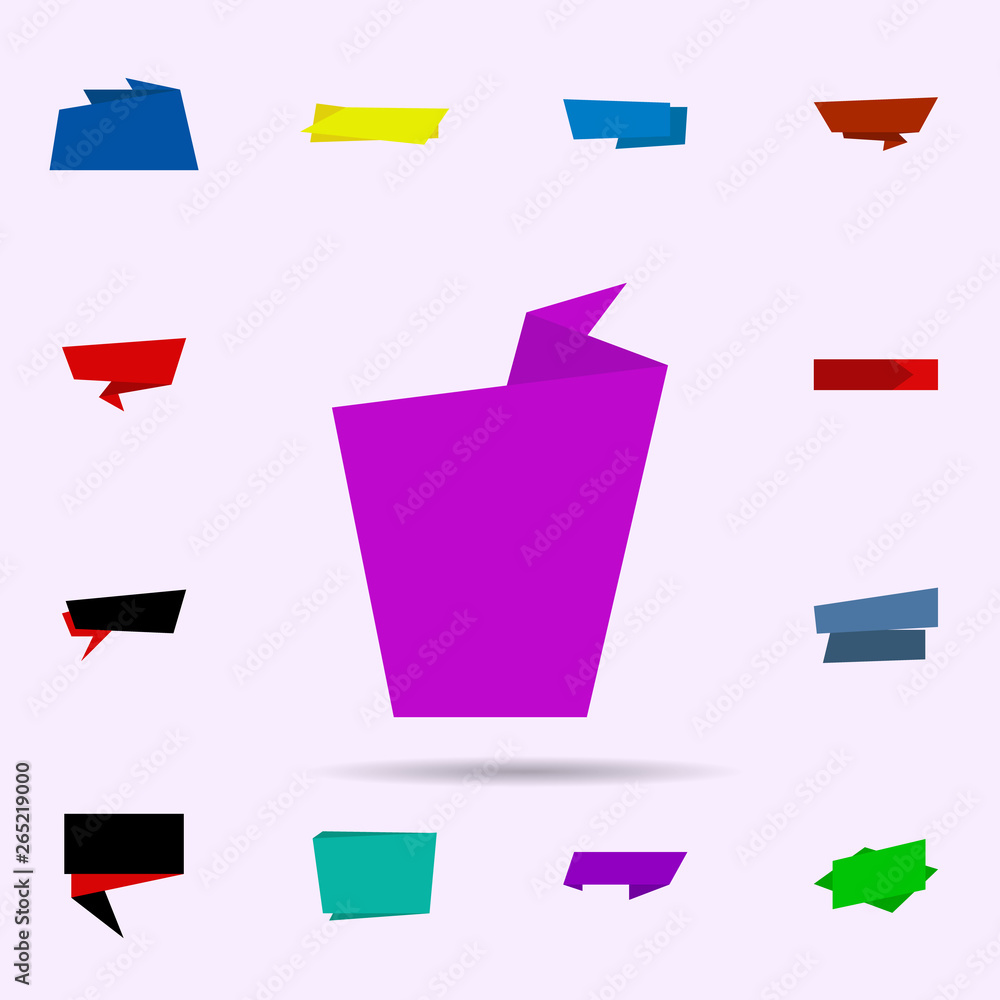 Poster tag, banner, for text, post icon. universal set of tag for website design and development, app devel