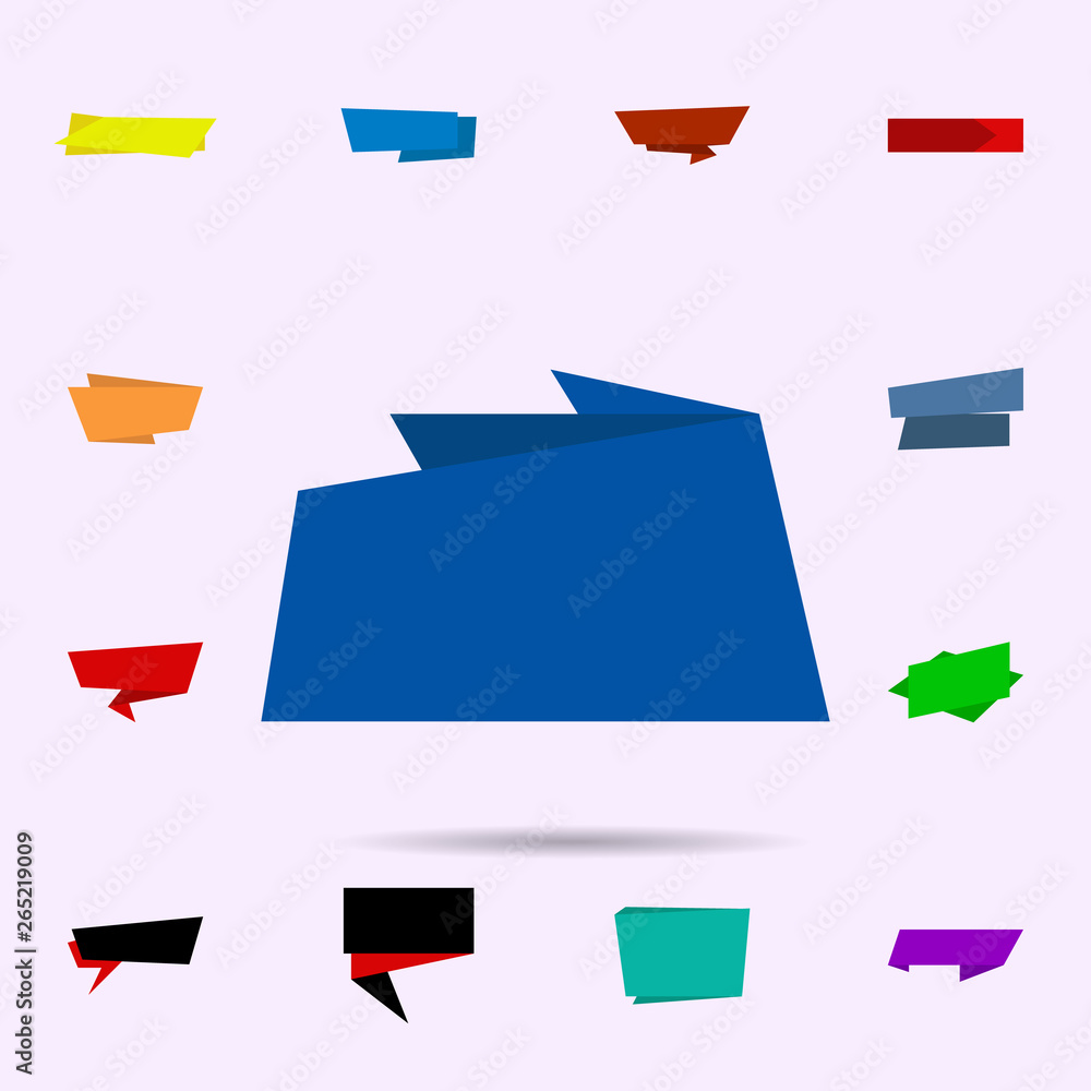 Poster tag, banner, for text, post icon. universal set of tag for website design and development, app devel