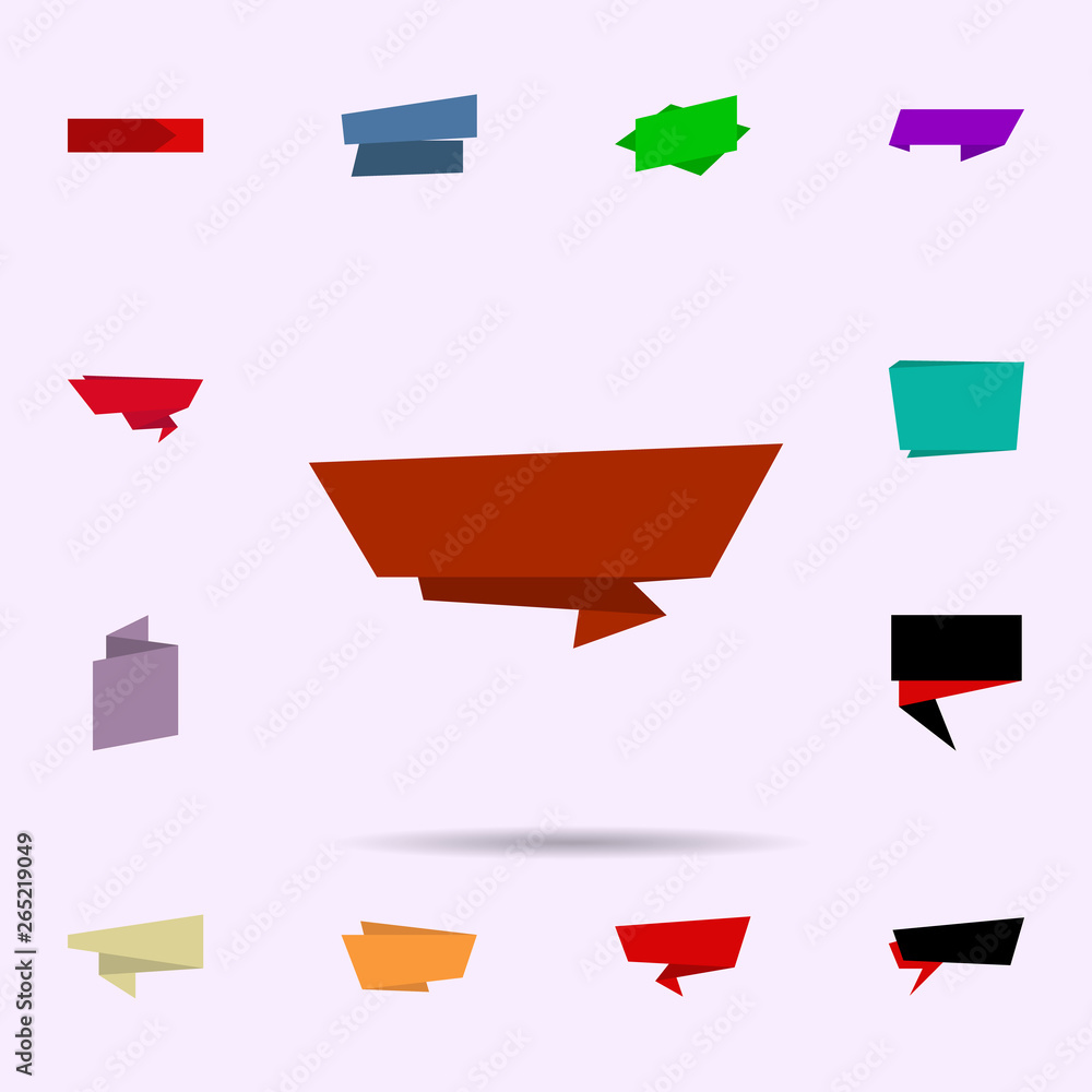 Poster tag, banner, for text, post icon. universal set of tag for website design and development, app devel