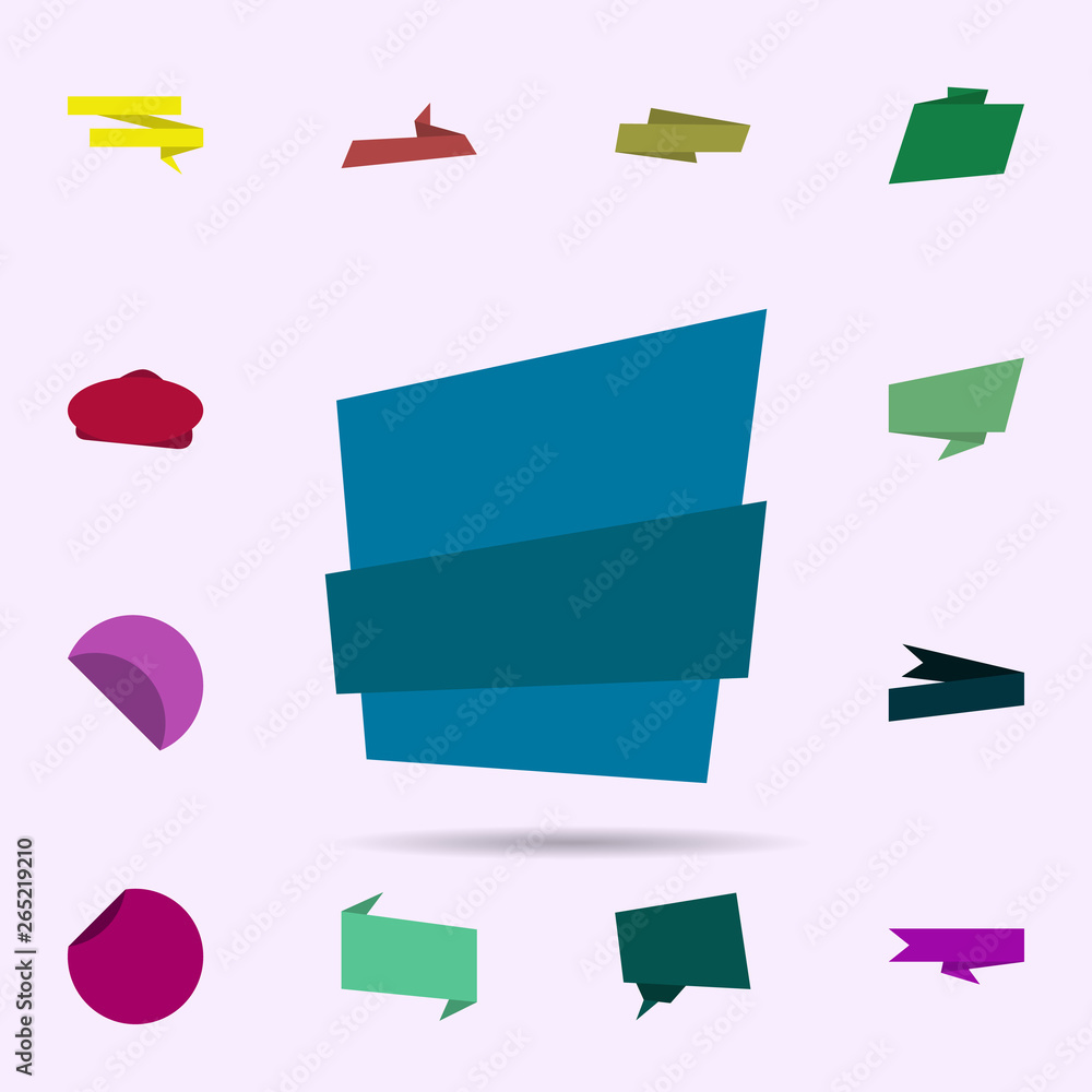 Poster tag, banner, for text, post icon. universal set of tag for website design and development, app devel