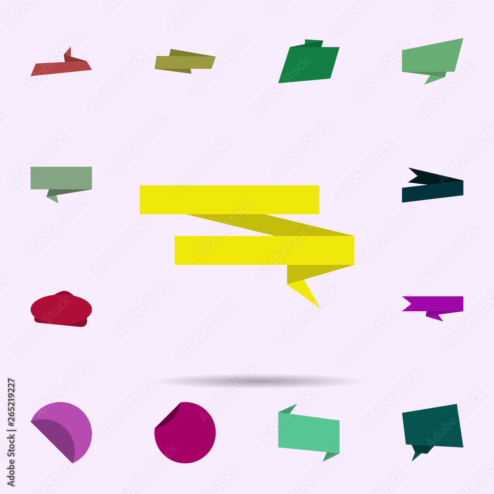 Poster tag, banner, for text, post icon. universal set of tag for website design and development, app devel
