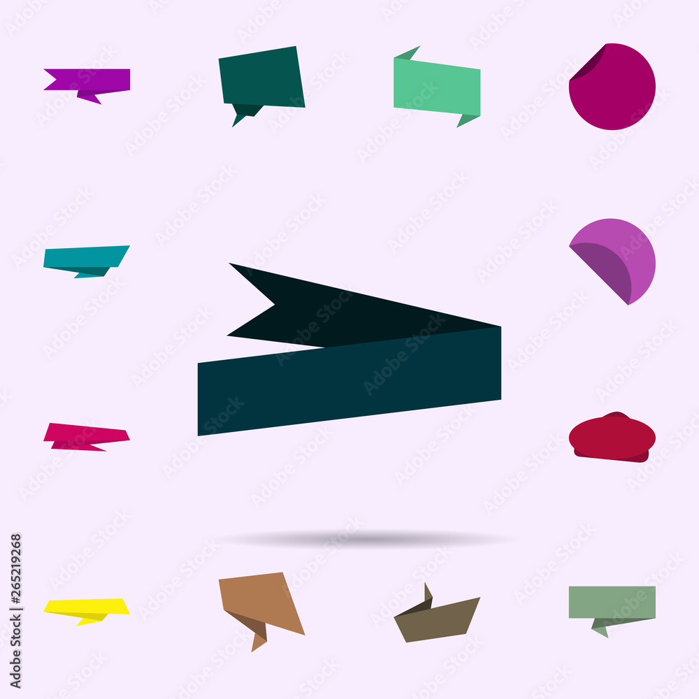 Poster tag, banner, for text, post icon. universal set of tag for website design and development, app devel