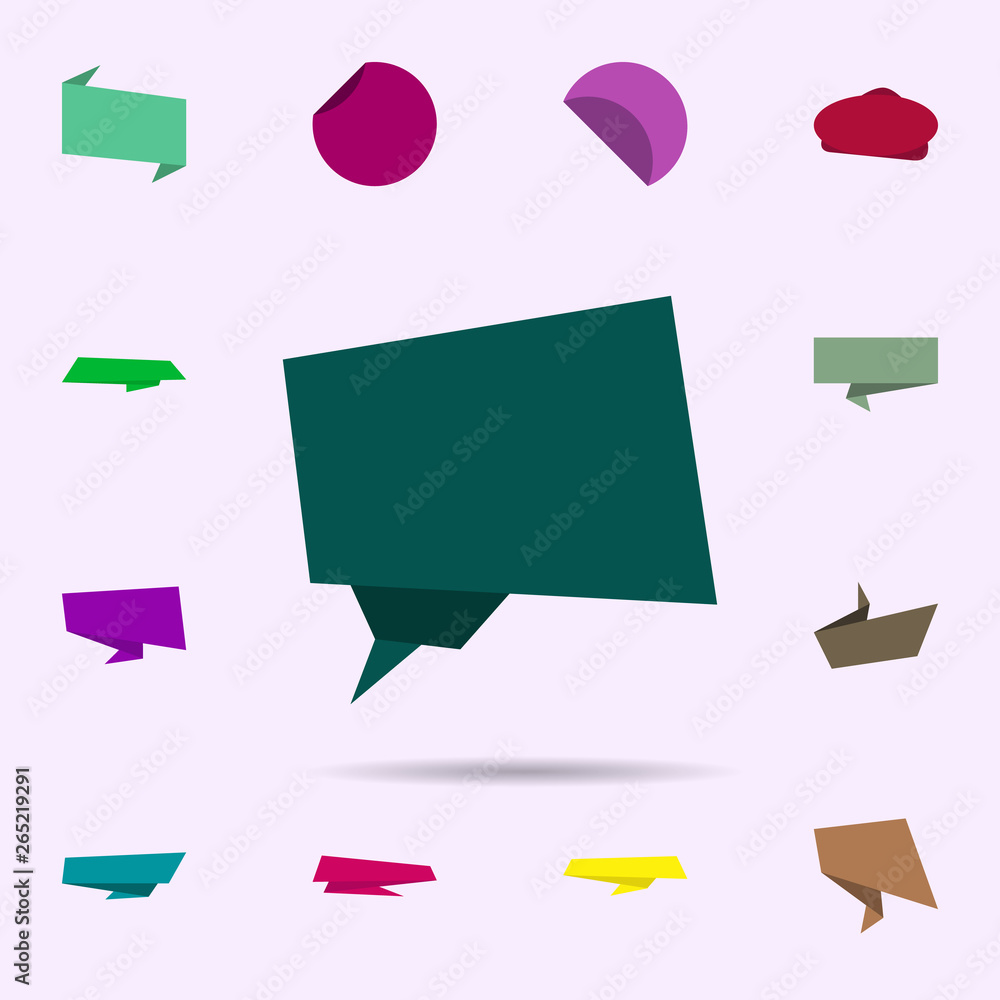 Poster tag, banner, for text, post icon. universal set of tag for website design and development, app devel
