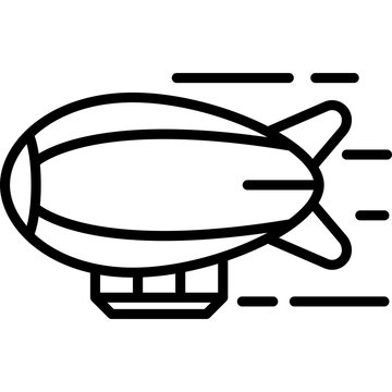 recommend clip art: Airship Icon Vector