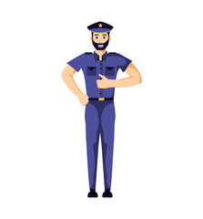 police officer avatar character