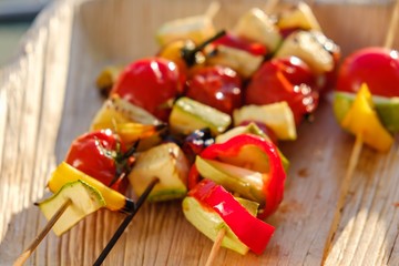 bbq vegetable healthy food tomato,  dish.