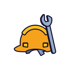 helmet protection with wrench tool