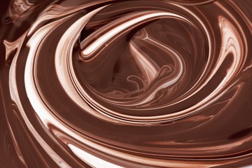 Hot chocolate abstract background brown,  liquid.