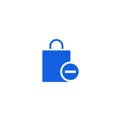 Unique Modern Shopping bag Icon Logo Design Template electronic commerce store shopping business internet company with high end look