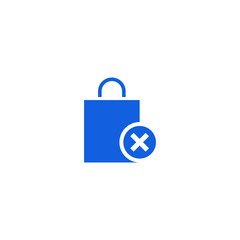 Unique Modern Shopping bag Icon Logo Design Template electronic commerce store shopping business internet company with high end look