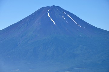 御坂黒岳より望む富士山